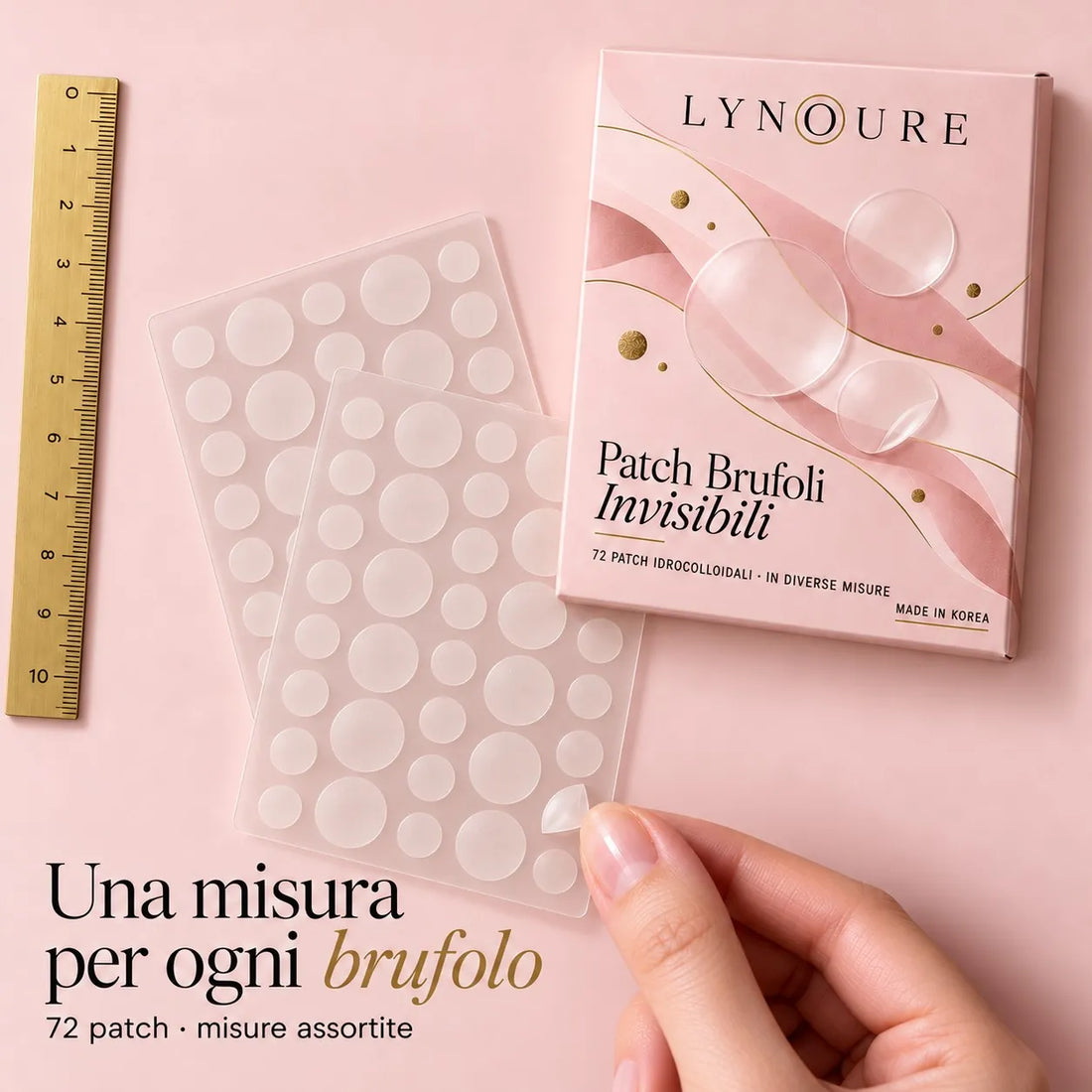 Una misura per ogni brufolo: 72 patch in misure assortite
